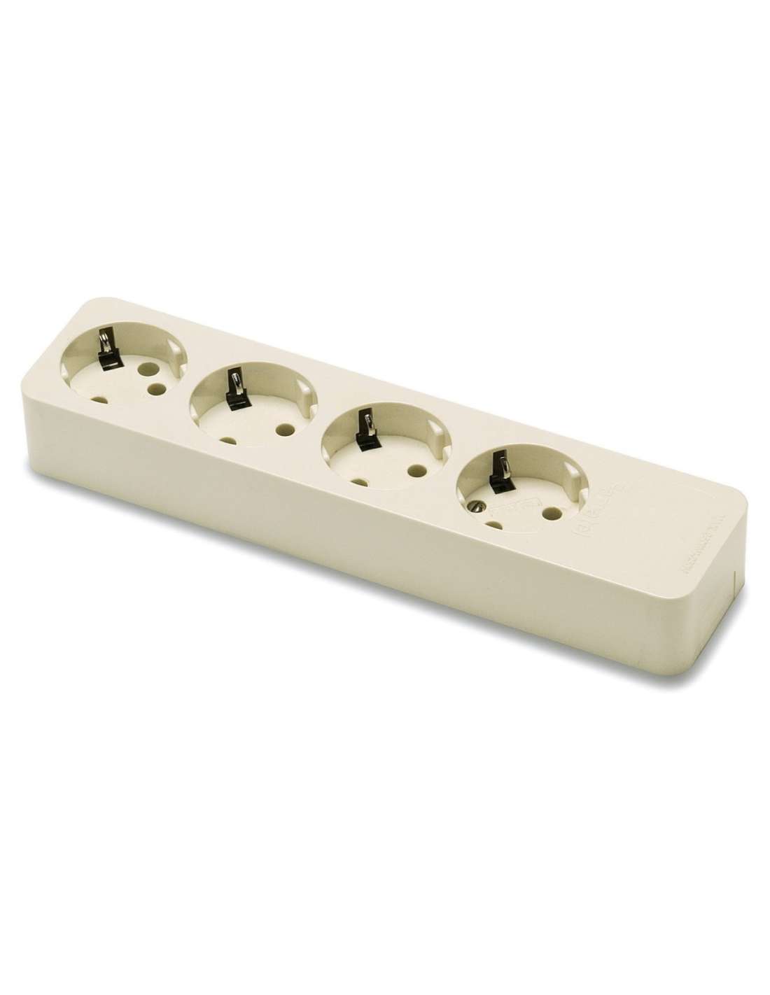 Base 4 Tomas S/Cable Sobreponer 2524 FAMATEL