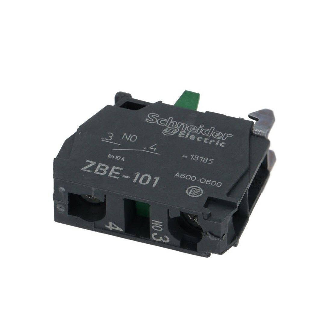 bloque de contacto EFA ZBE-101 1NO máx. 230V 10(6)A negro 347385