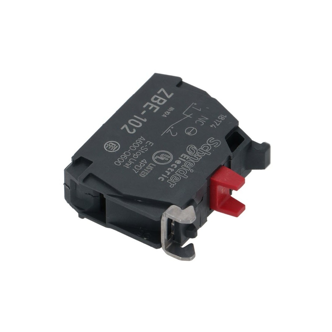 bloque de contacto EFA ZBE-102 1NC máx. 230V 10(6)A negro 347600