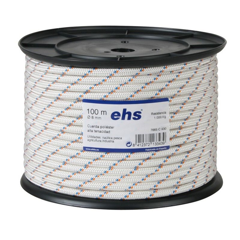 Cuerda Poliester A. Tenacidad 10Mm. 100M 7665C940 Ehs