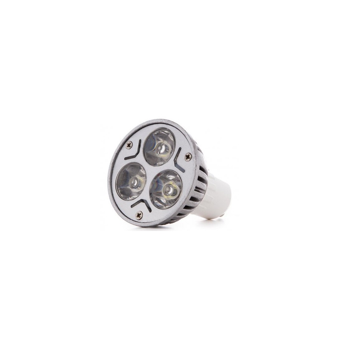 Bombilla LED GU10 3W 300Lm 6000ºK 30.000H [JL-GU10-3X1W-A-CW] BD-600