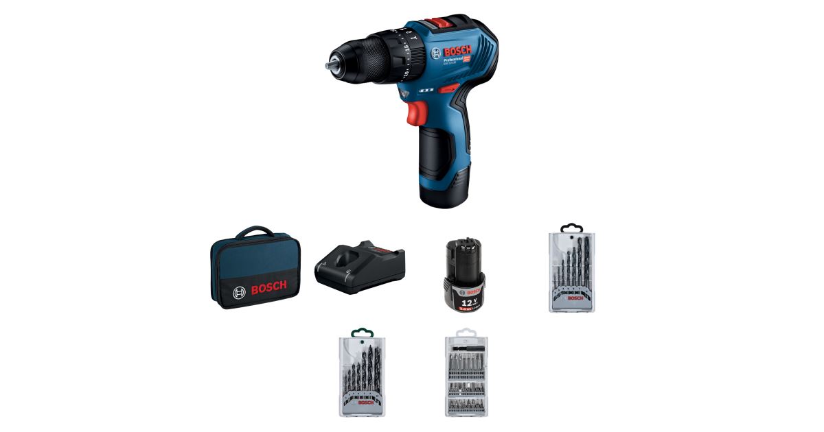Bosch Atornillador combinado inalámbrico GSB 12V-30 06019G9101