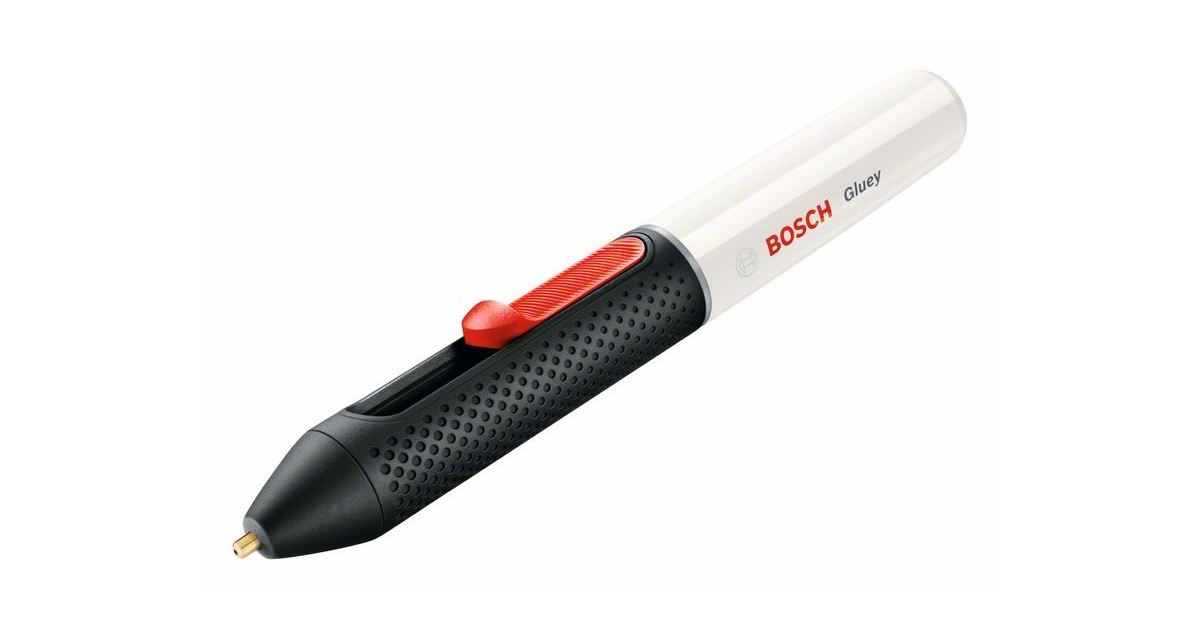 Bosch Bolígrafo adhesivo inalámbrico Gluey - gris ahumado 06032A2101