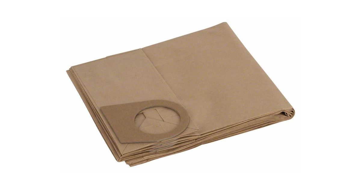 BOSCH Bolsas de filtro de papel PAS1000/1000f,GAS1000rf (5 uds) 1609201628