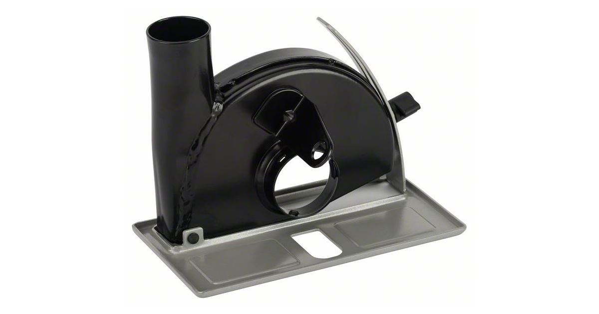 BOSCH Corredera guía con boquilla de extracción para dividir 100/115/125 mm 1619P06514