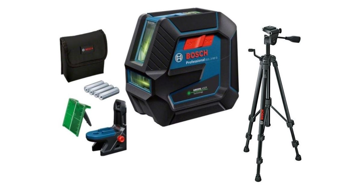 Bosch GCL 2-50 G y trípode combinado láser 0601066M01