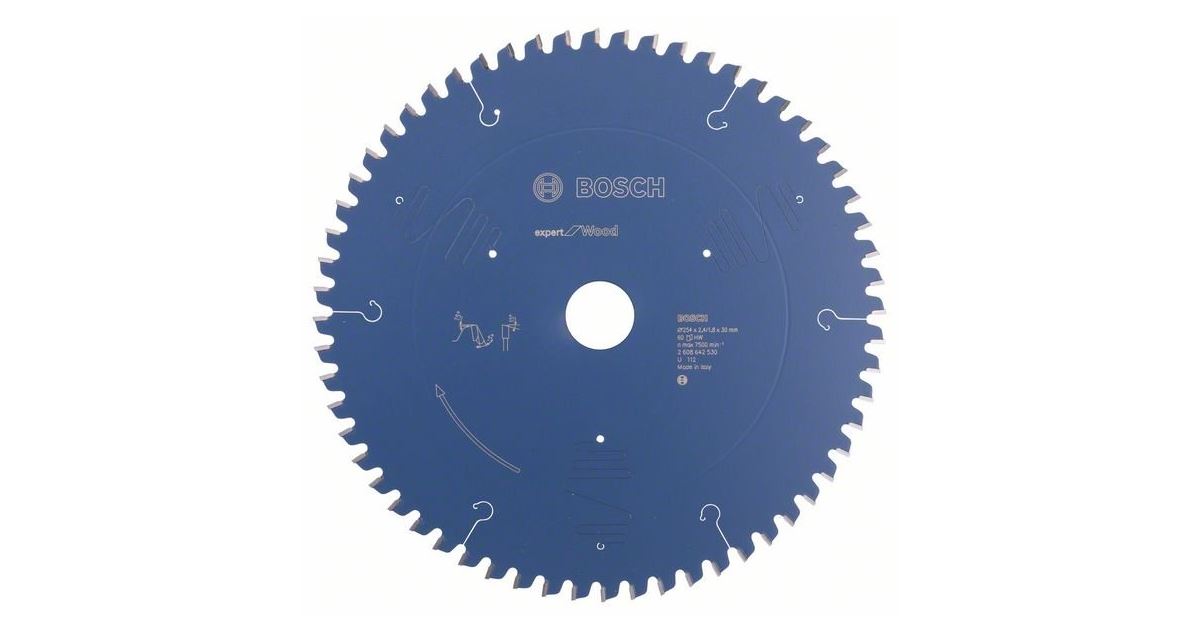 BOSCH Hoja de sierra Expert para madera 210 x 30 x 2,4 mm, 48 2608642496