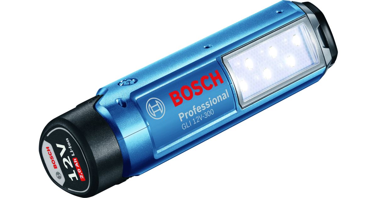 BOSCH Luz de batería GLI 12V-300 Professional 06014A1000