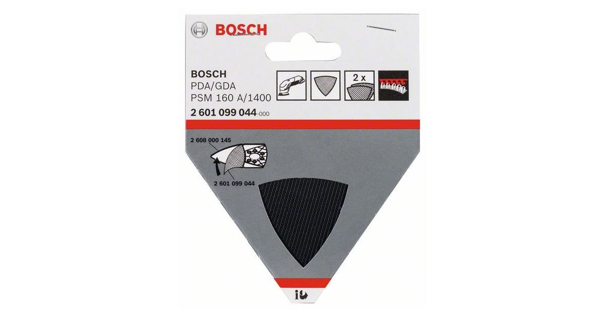 BOSCH Recambio velcro (2 uds) 2601099044