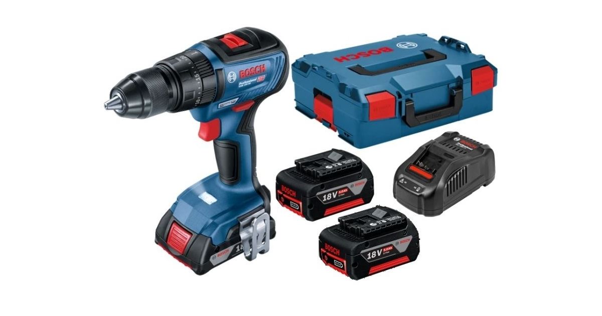 Bosch Taladro atornillador inalámbrico GSR 18V-50 06019H5001