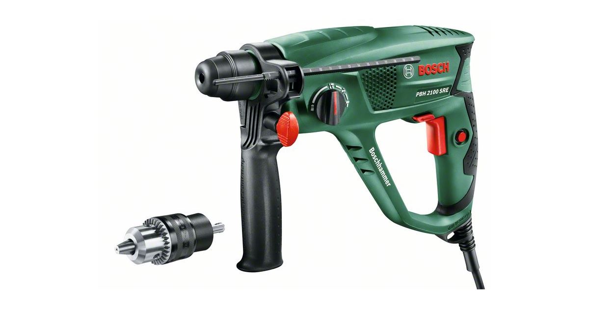 BOSCH Taladro percutor PBH 2100 SRE Compacto 06033A9321