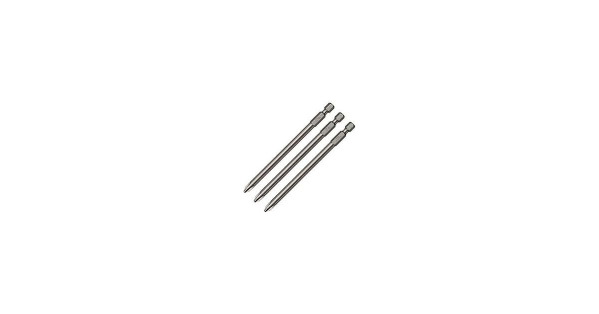 Broca MAKITA HEX 1/4", PH2, 157 mm, 3 piezas P-67795