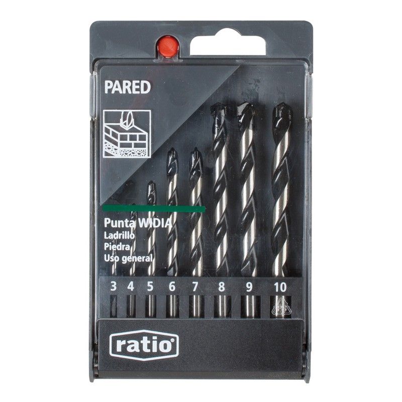 Brocas P/Pared Jgo. 8 Ratio 1589H8 Ratio