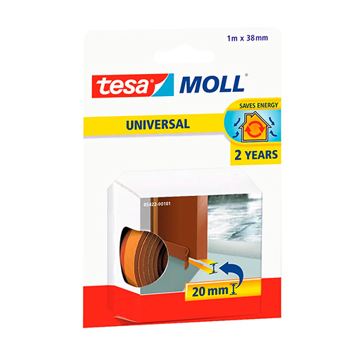 Burletes y cubrecerámicas - Burlete Adhesivo tesamoll Universal Caucho