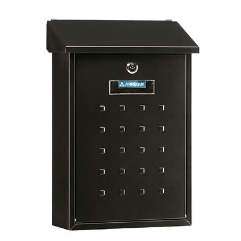 Buzon Exterior Acero Premium Negro 1832D12 Arregui