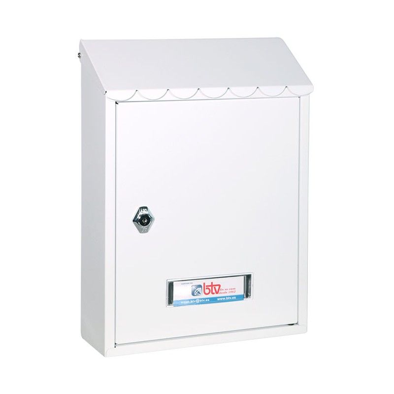Buzon Exterior Met. Laredo. Blanco.