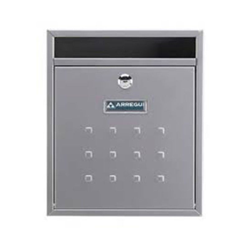 Buzón Interior Vert. Mira.Plata. 26X9H31 1832D53 Arregui