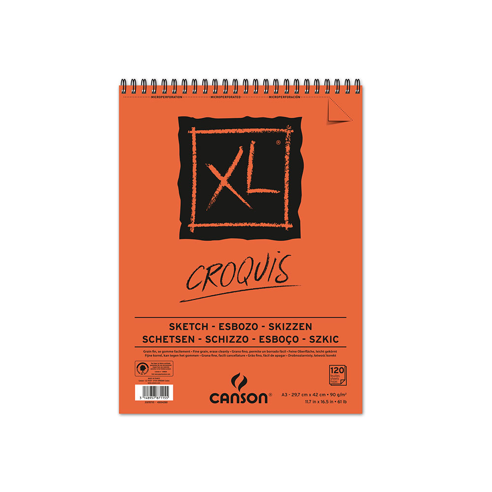 Alb Esp Micr Canson xl Croquis Fino 90G 21x29