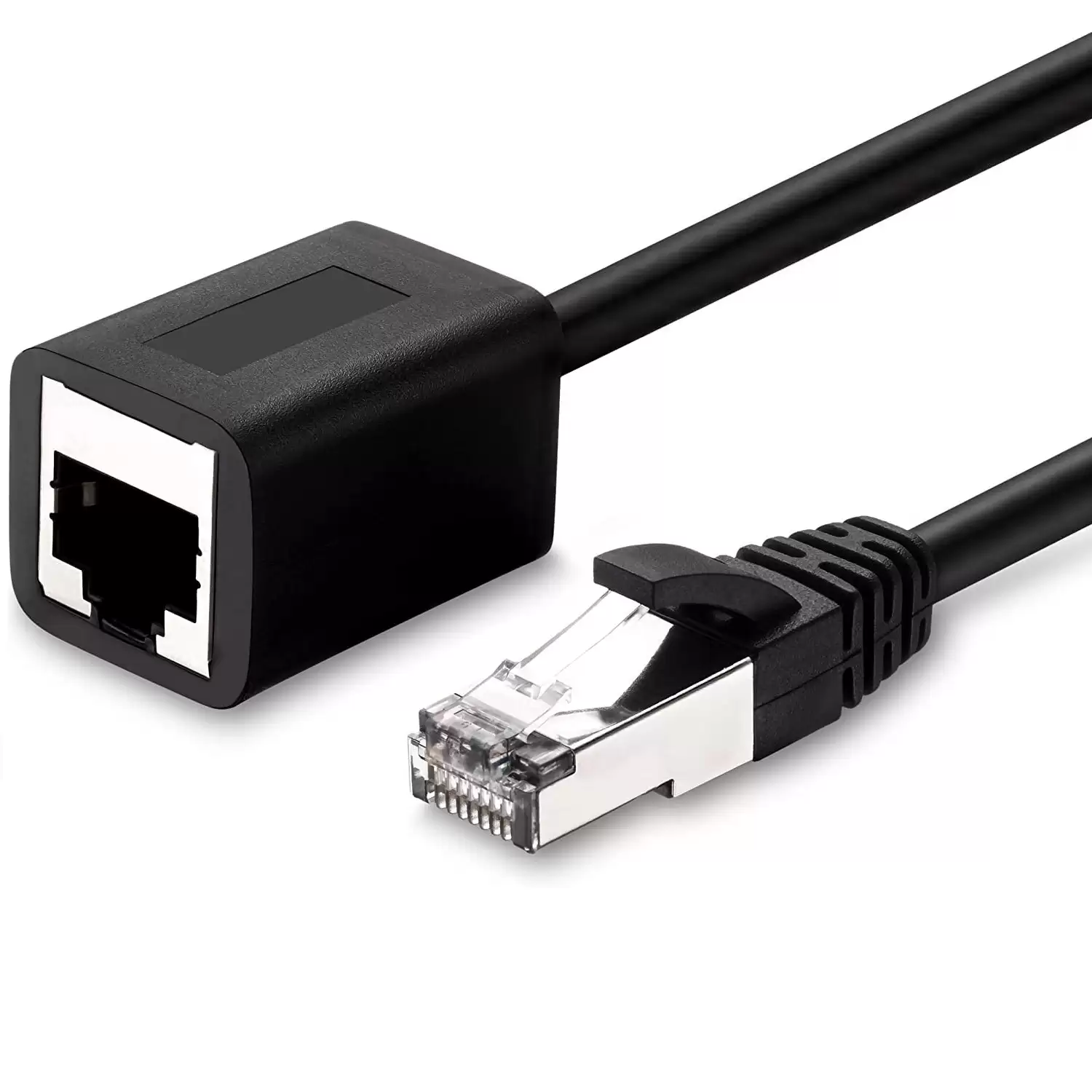 Cable Extensor Red UTP CAT6 Macho A Hembra 1 M Negro