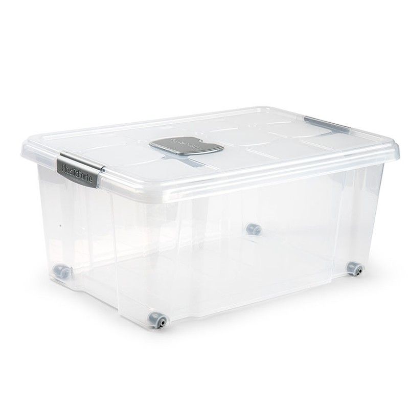 Caja Plast. 36L. Plata 59X40X25 Cm. 399Y92
