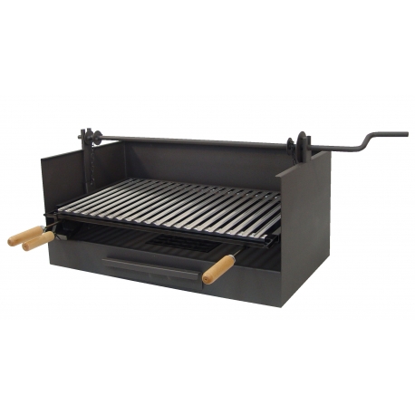 Cajon elevador 72x40x33 cm parrilla inox 71519