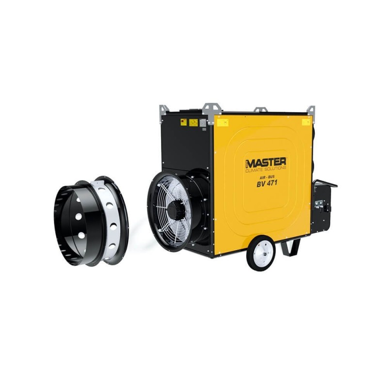 Calentador de Aire Indirecto de Gasoleo AIRBUS BV 471SR 1 Boca Ventilador Centrífugo y Monofásico