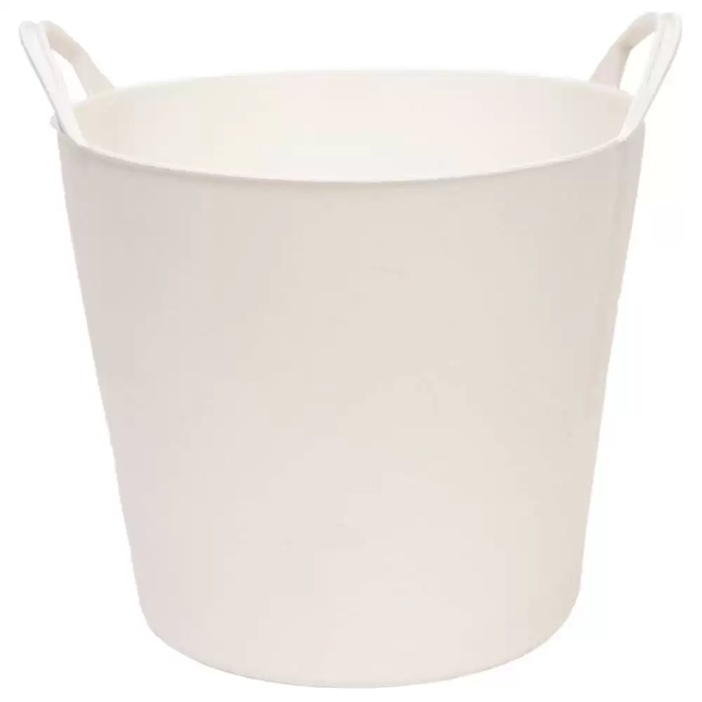 Capazo Plastico 25 Litros Blanco