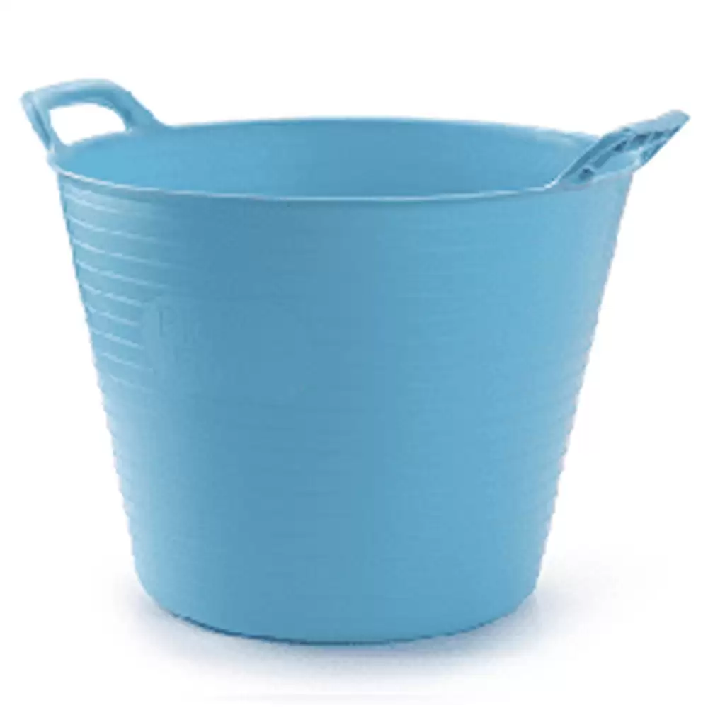 Capazo Plastico 25 Litros Azul Claro