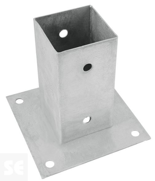 Base de Apoyo de Pilares Cincado 71 x 150mm. Ref. HV4273