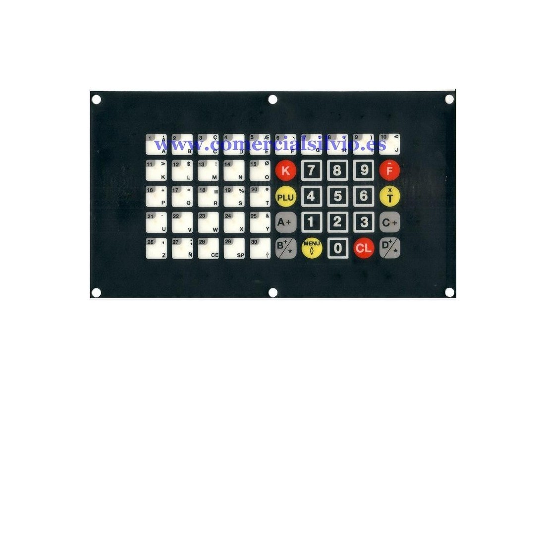 Carátula botonera Epelsa  IV4/50.237X135 571601172