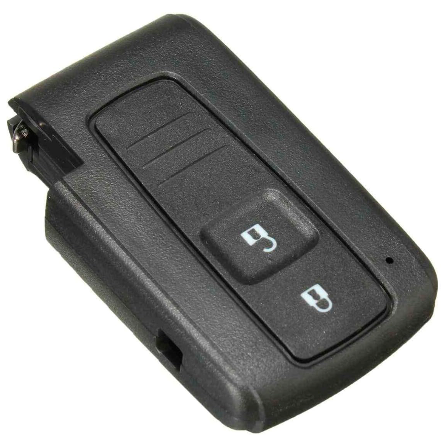 Carcasa Mando Llave Coche 2 Botones  Negro