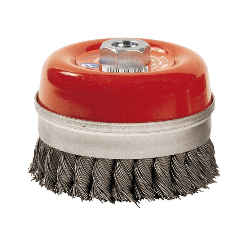 Cepillo Taza Alambre Trenzado 70 Mm 1668H701 Ratio