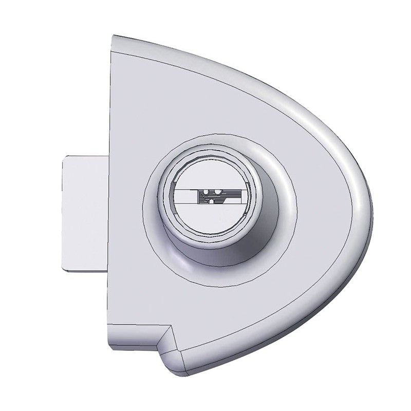 Cerradura Puerta Cristal Hojas Cod.359 3513D2 Aga