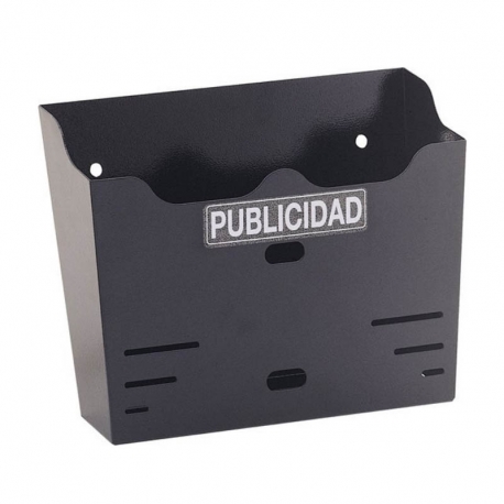 Cesta publicidad btv diseño negro 36x25,5x10cm