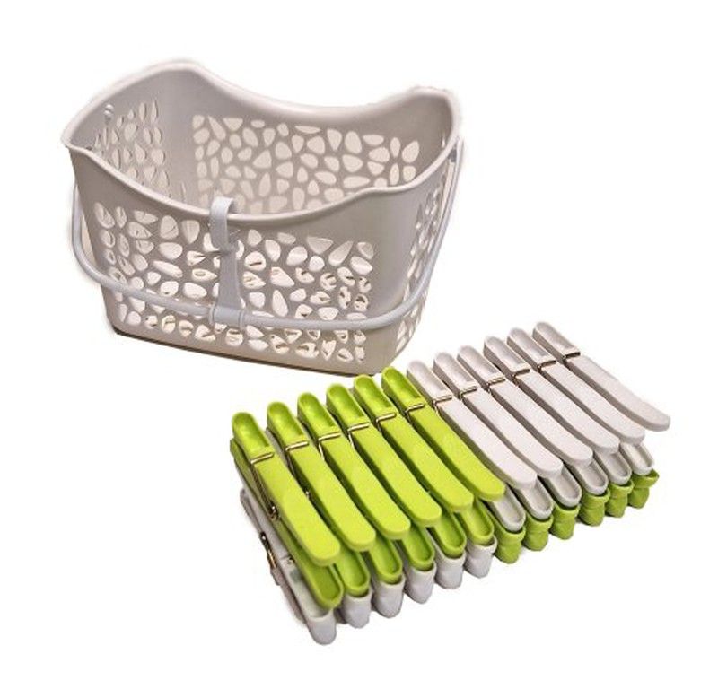 Cesto Pinzas Tender Reciclado + 24Pinzas 067760