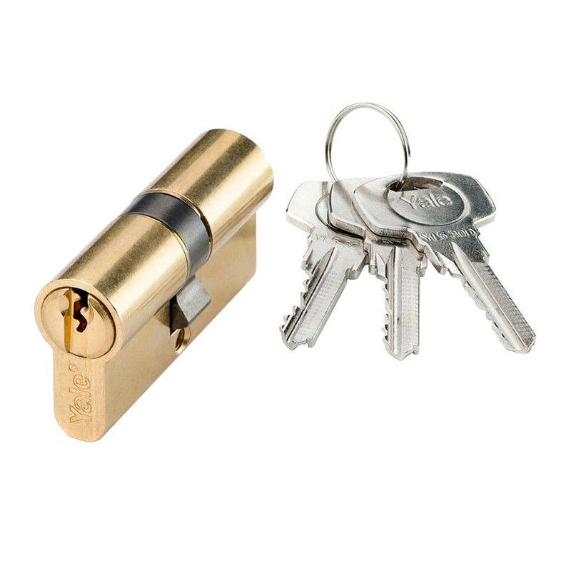 Cilindro Laton 60Mm Excentr. 13 Yale