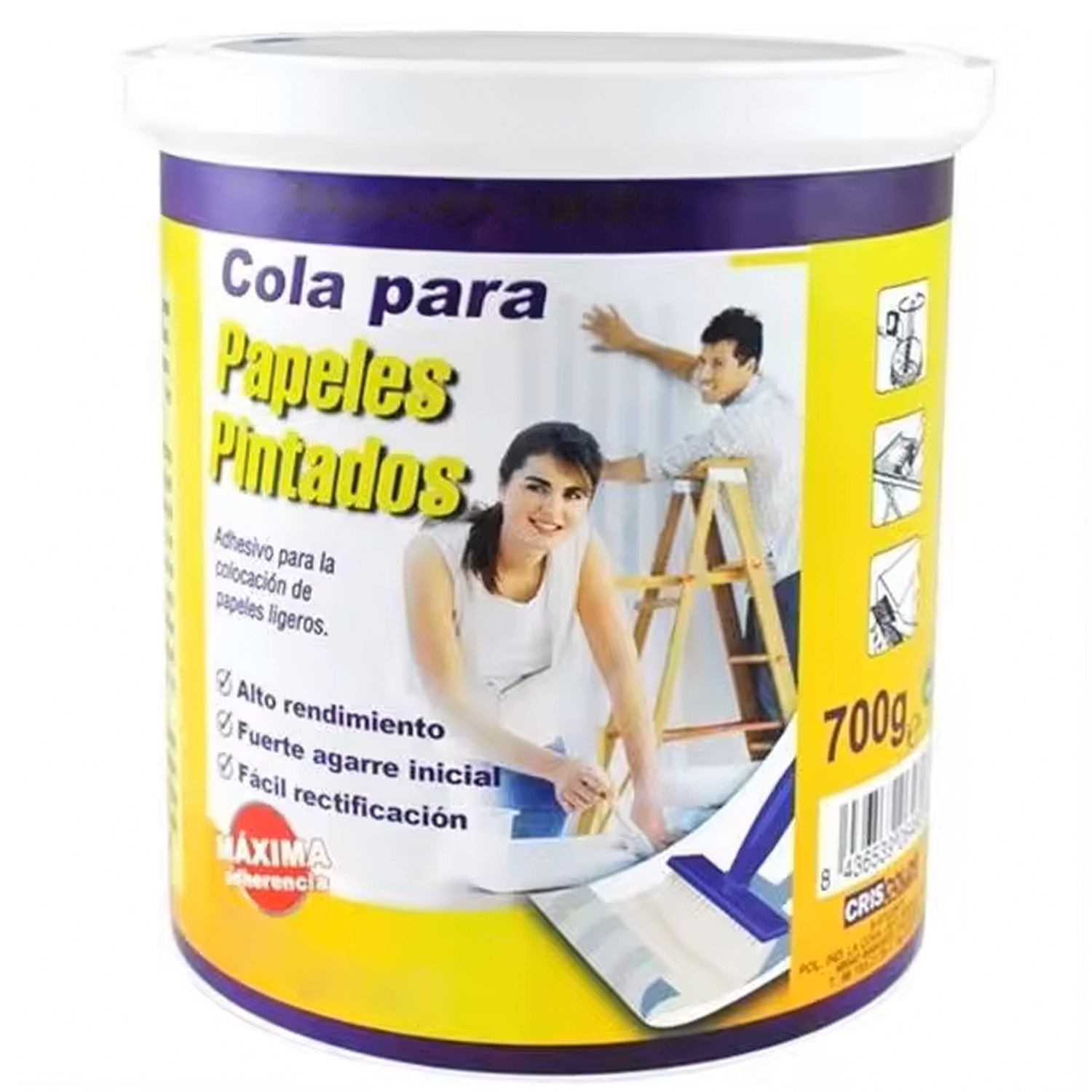 Cola Papel Pintado Para Empapelar 700 Ml
