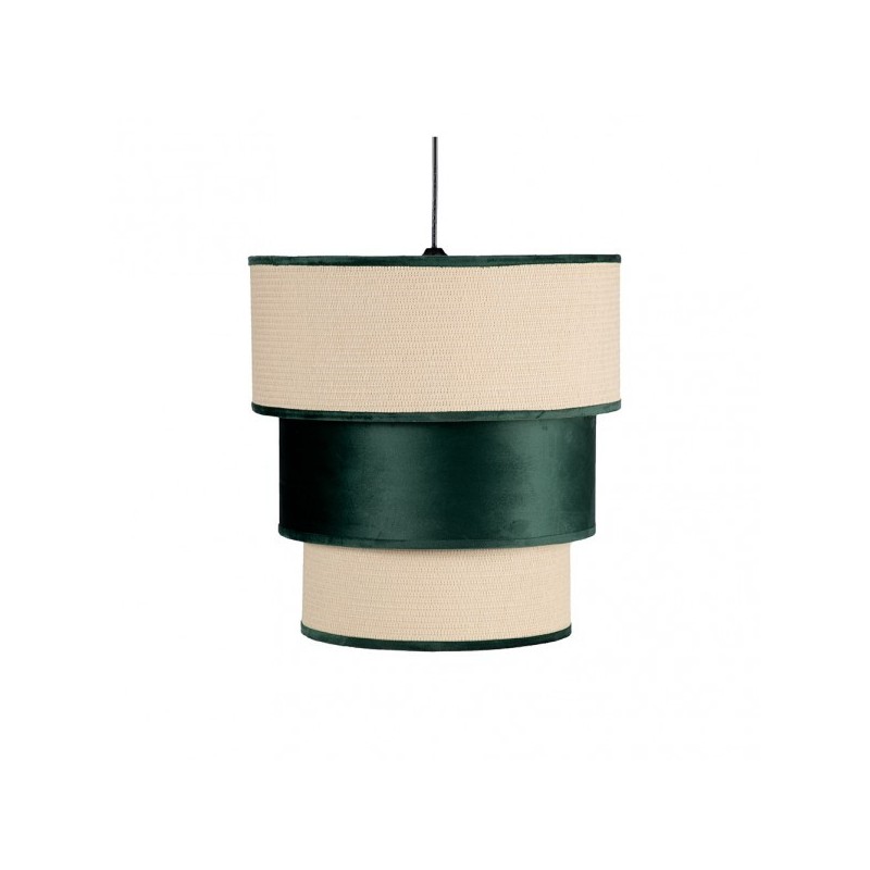 Colgante 3 Pantallas Lucio1xe27 Verde Reg X 37d