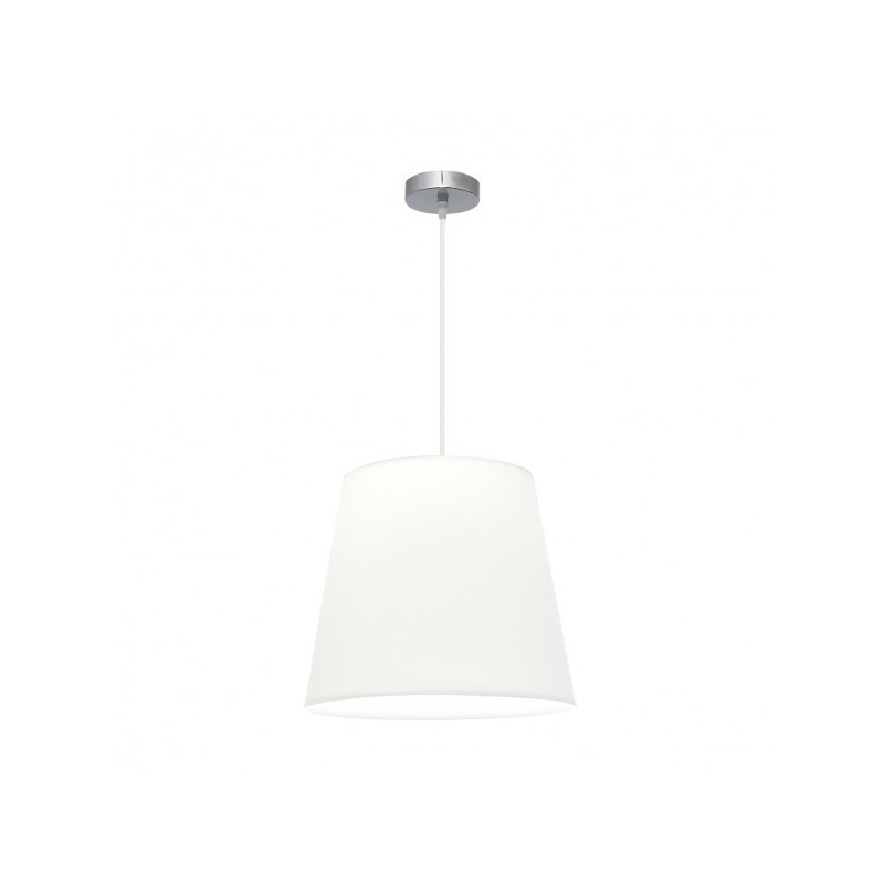 Colgante Maldivas 1xe27 Cromo/blanco Regx40x40 Cm