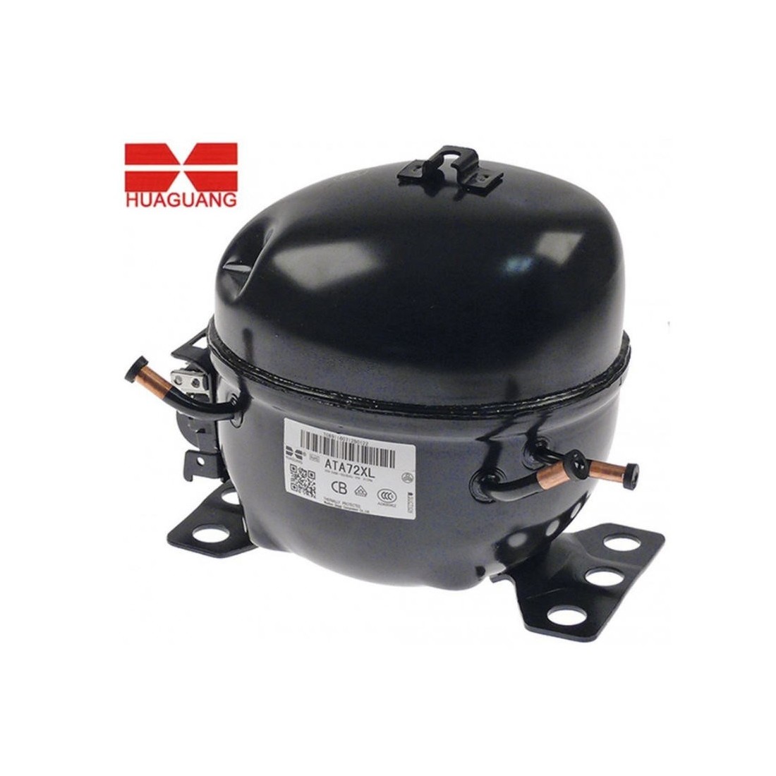 compresor HuaGuang refrigerante R134a tipo ATA72XL 220-240V 50/60Hz 7,2kg 1/5HP 605245