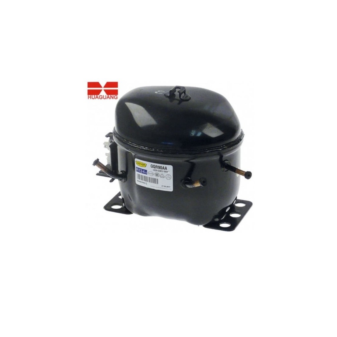 compresor KONOR tipo GQR90AA refrigerante R134a 220-240V 50Hz 10,1kg 1/4HP 605140
