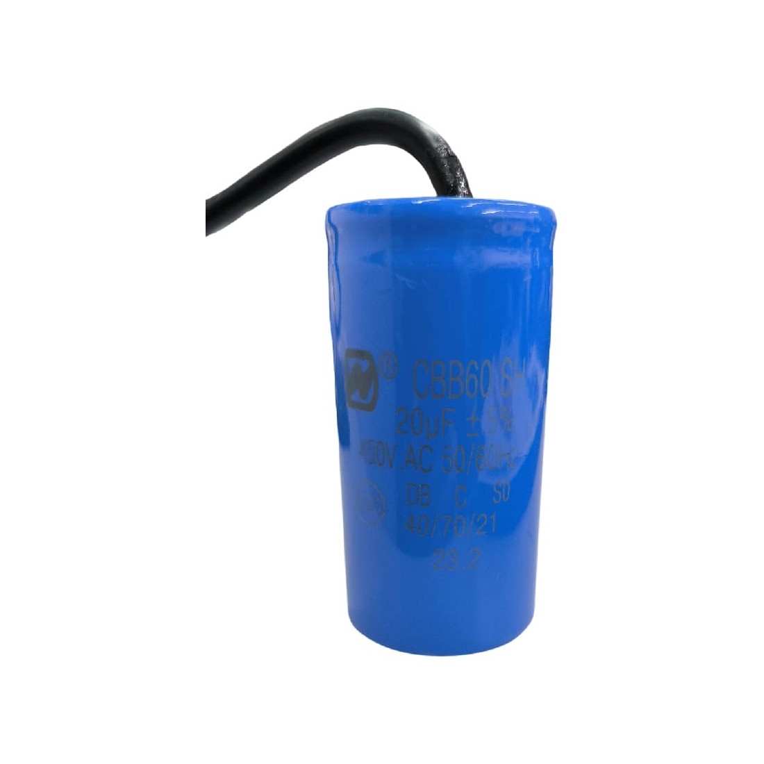 Condensador de servicio capacidad 20µF 450VAC 50-60Hz CBB60 Ø42mm H 82mm