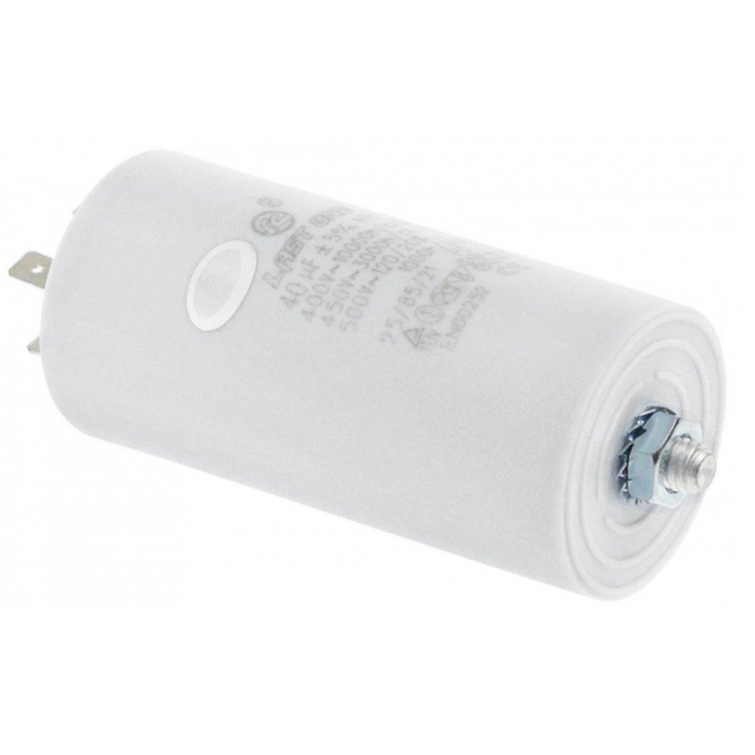 condensador de servicio capacidad 40µF 400V tolerancia 5%