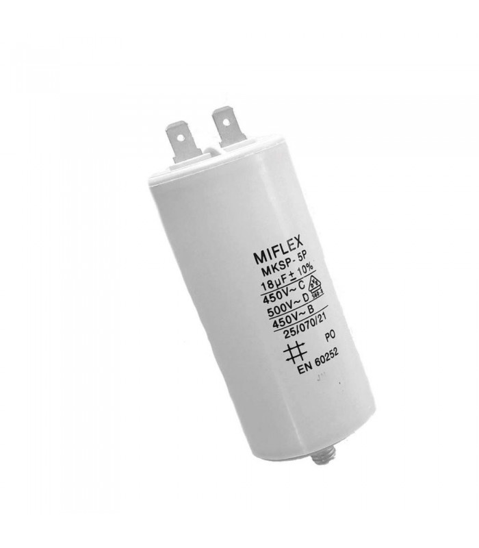 CONDENSADOR PARA MOTORES 18MF - 450V  12AG011