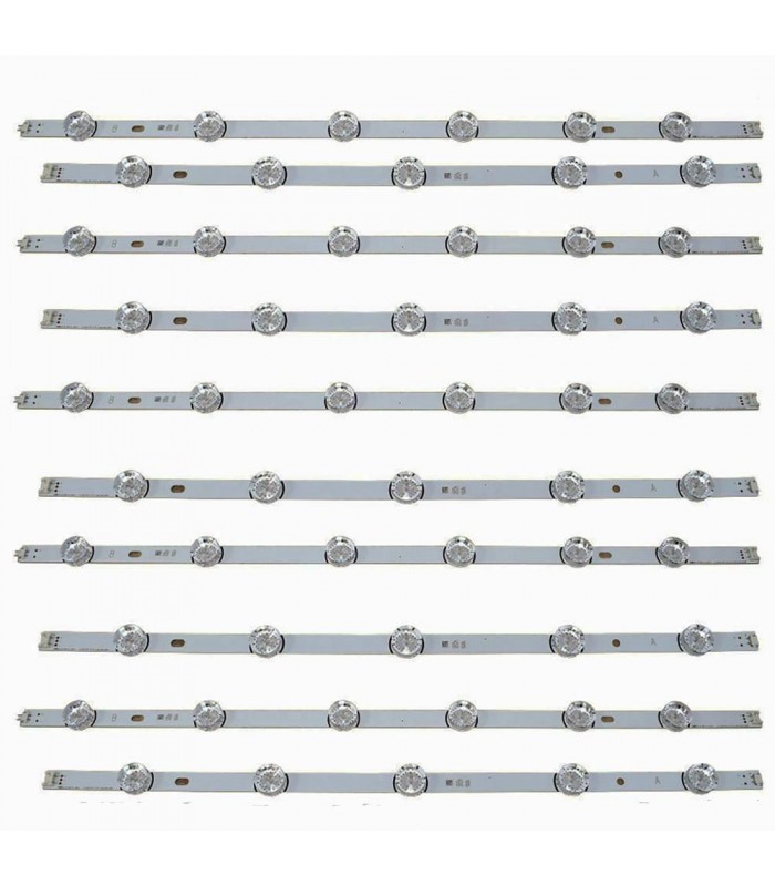 CONJUNTO TIRAS LED LG PANTALLAS DE 55 PULGADAS, 5A+5B AGF78401601