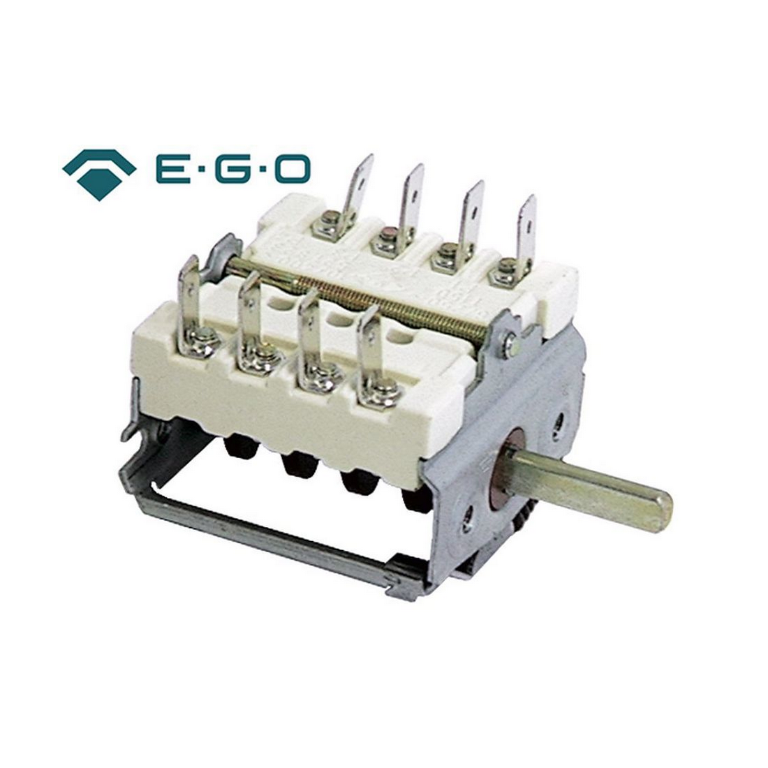 conmutador de levas 4 posiciones de control 4NO secuencia de conmutación 0-1-0-1 16A eje ø 6x4,6mm 49.42015.500