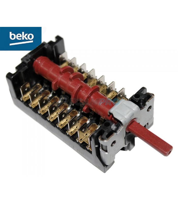 CONMUTADOR PARA HORNO BEKO 6 POSICIONES Y 16 FASTONS 263900054