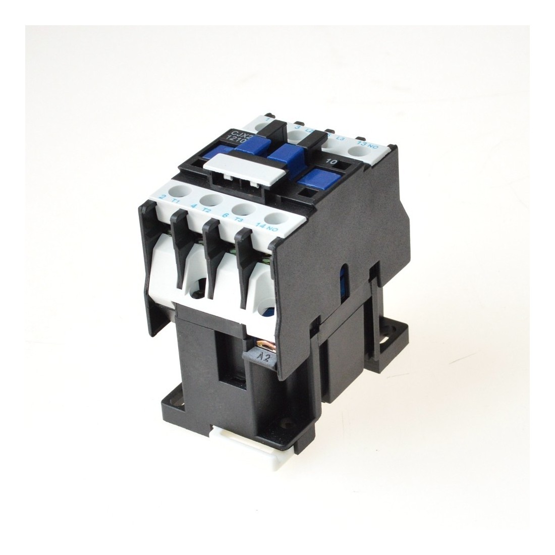 Contactor de potencia aliment. 220V AC1 20A contactos principales 3NO tipo CJX2-1210 Bobina 220V