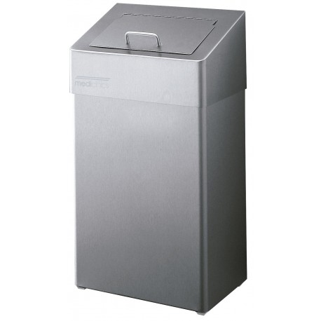 Contenedor de higiene 10L adosado con tapa - MEDICLINICS