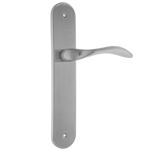 Manivelas con placa - Juego Manivelas con Placa Victu Níquel Satinado